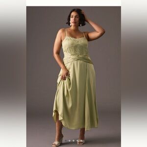 Beautiful green midi dress size 1X